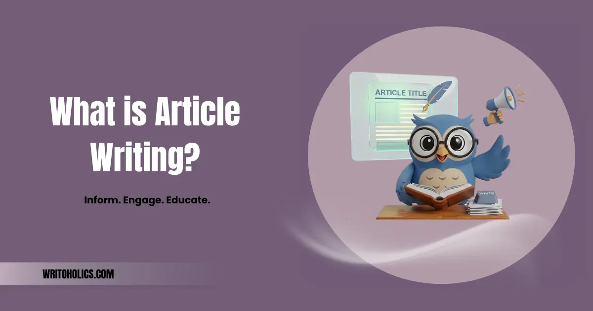 What Is Article Writing?
